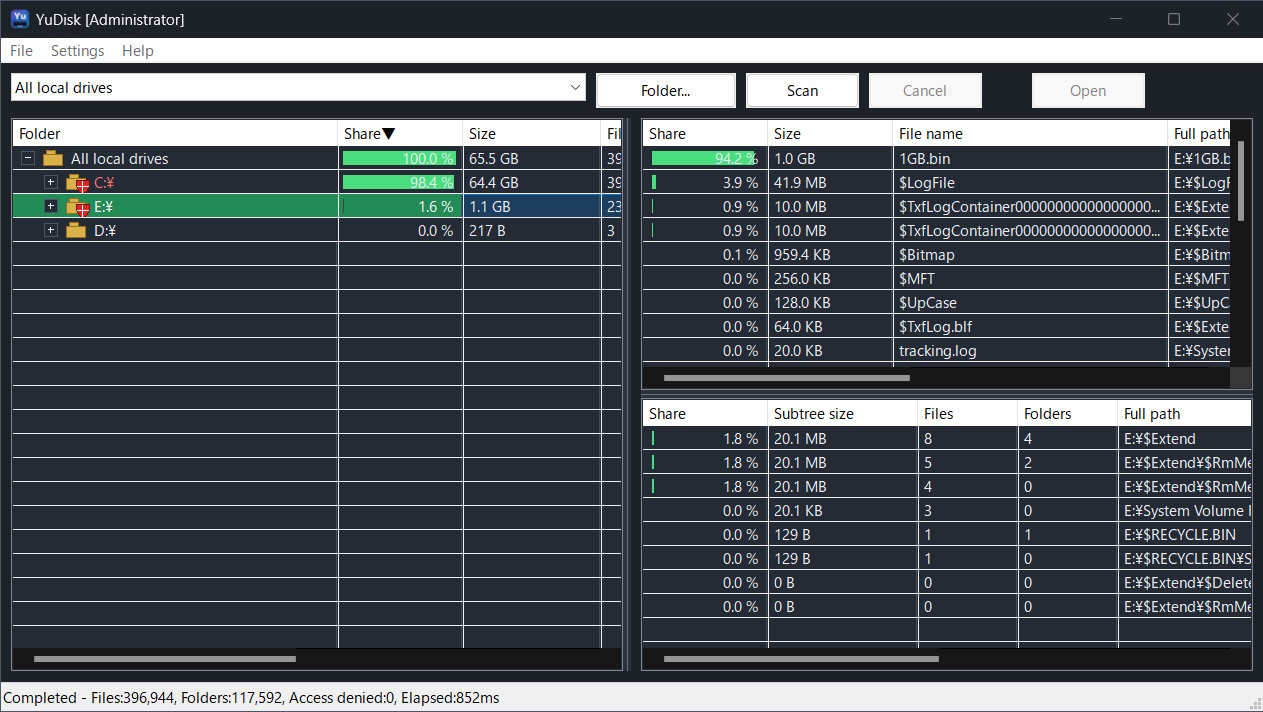 YuDisk main window